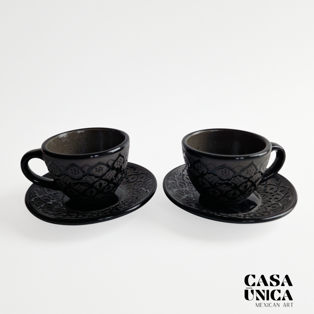 Obsidian Black | Tea Set