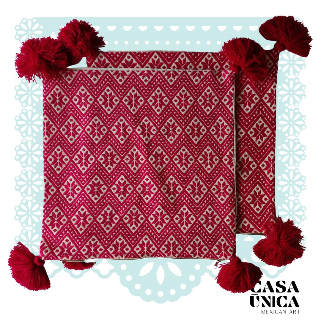 Otomi Pillowcases | Pink Stars