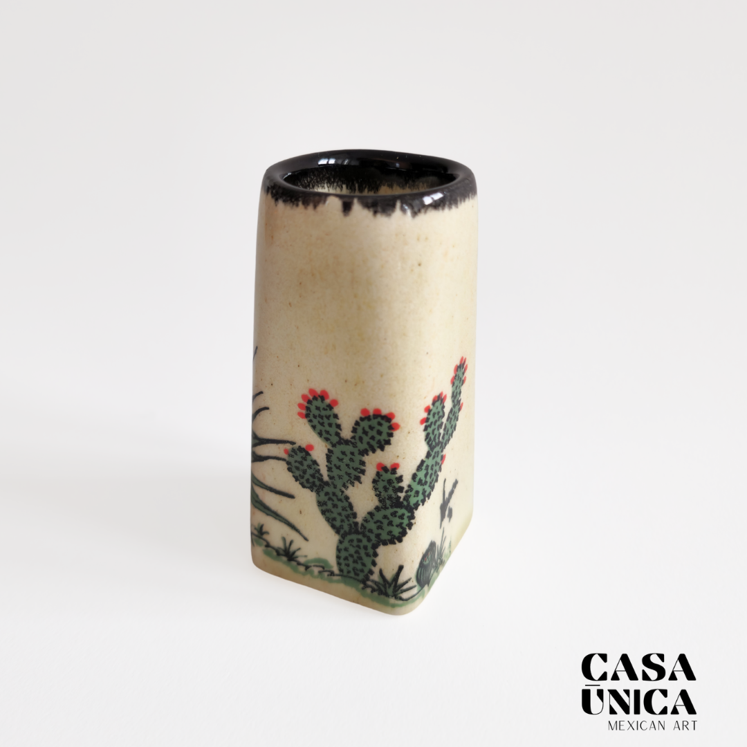Cactus | Tequila Shot Glasses (Black)