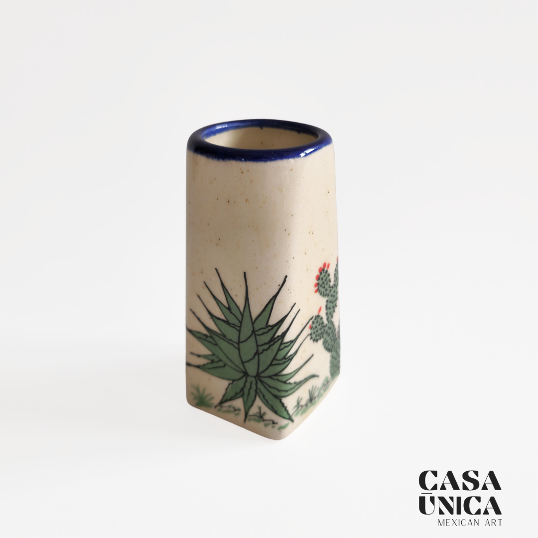 Cactus | Tequila Shot Glasses (Blue)
