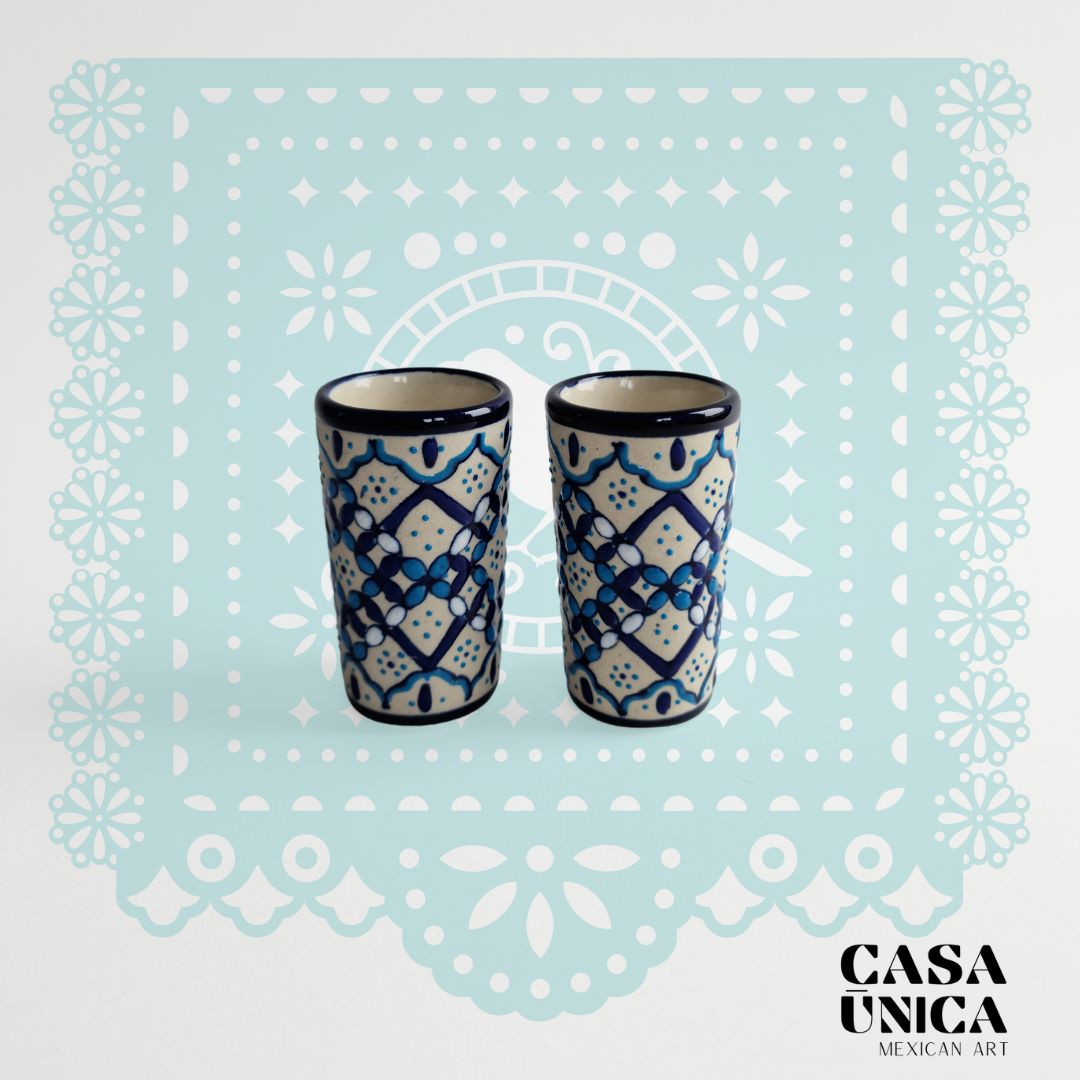 Talavera Blue | Rain Tequila Set