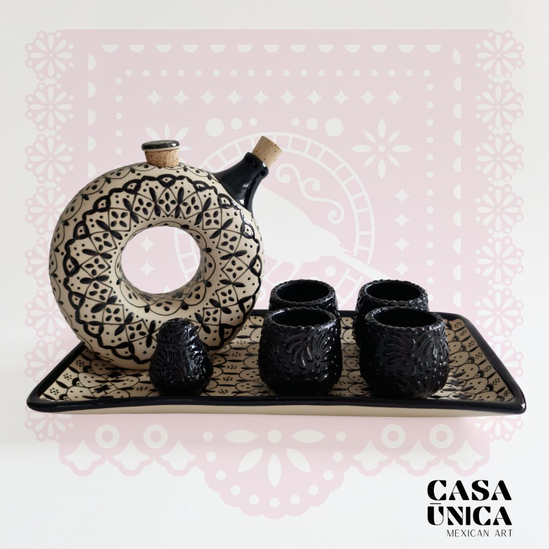 Beige & Black | Sun Tequila Set