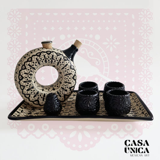 Beige & Black | Sun Tequila Set