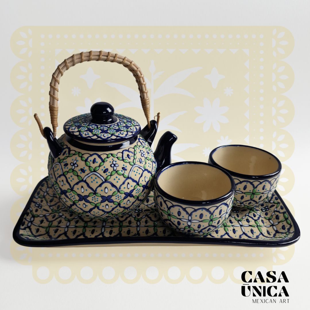 White & Green | Tea Set