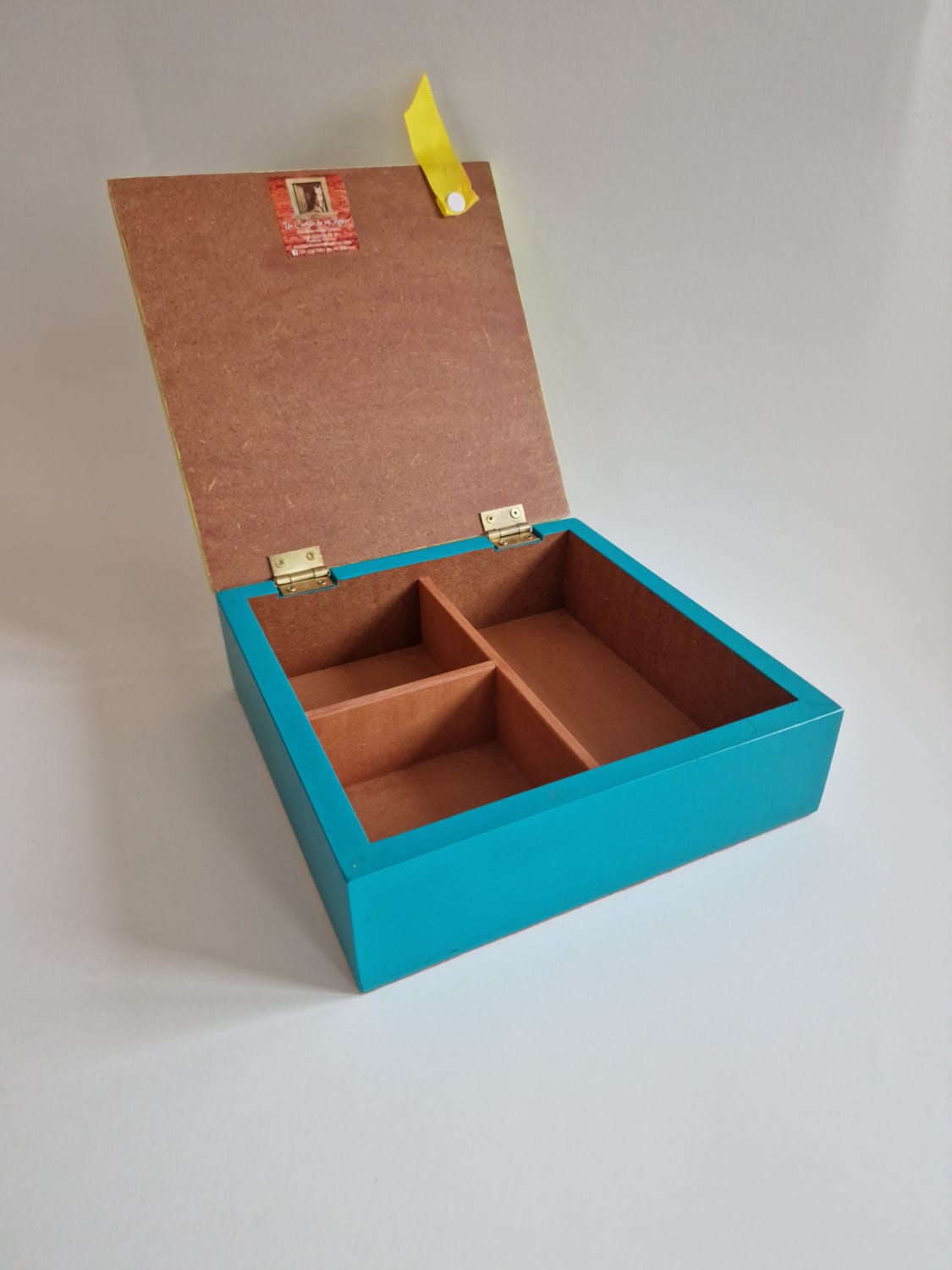 Tenango Wooden Tea-Box | Green