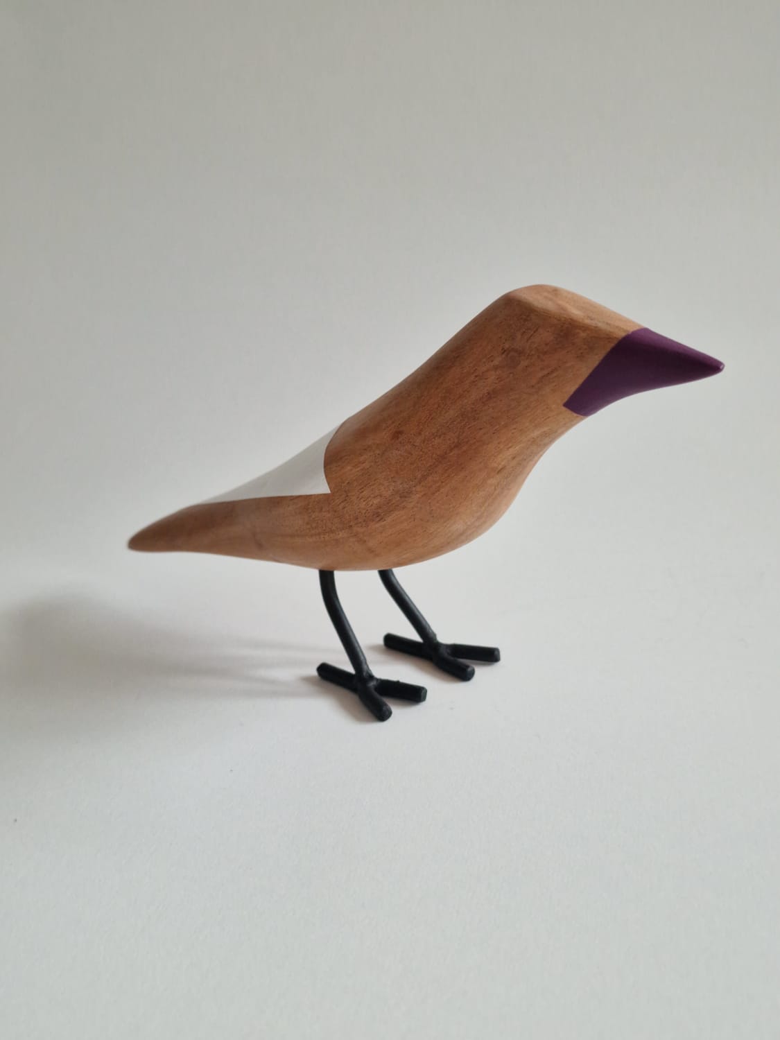 Wooden Bird | White