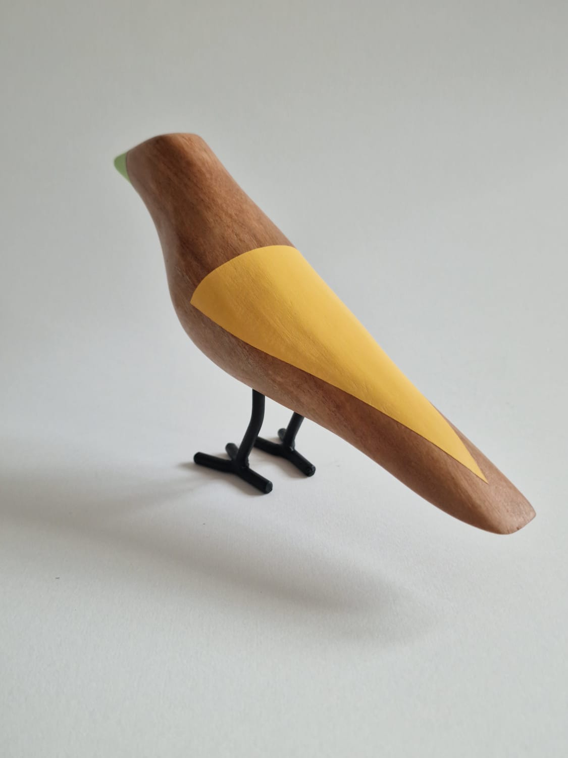 Wooden Bird | Yellow