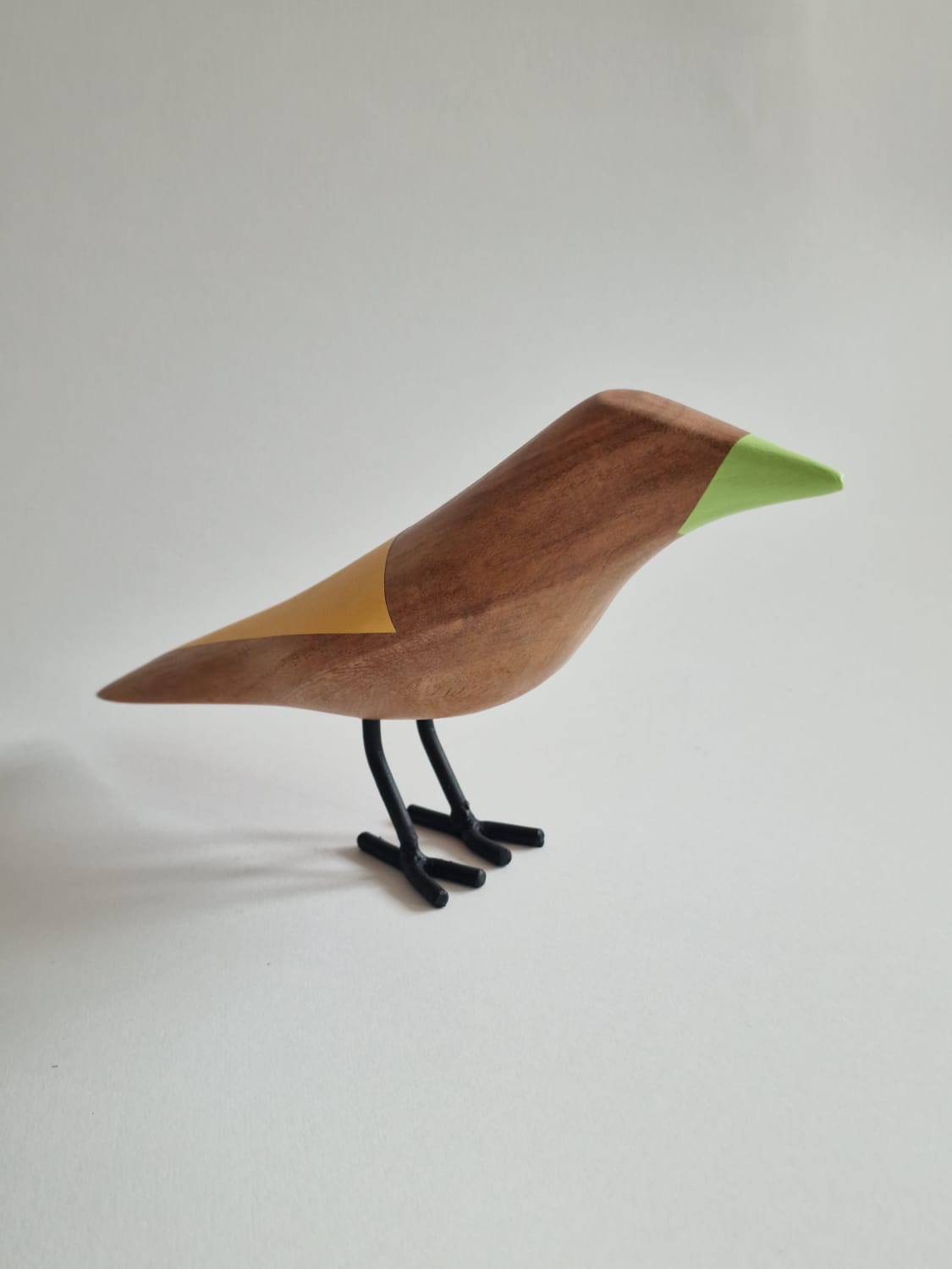 Wooden Bird | Yellow