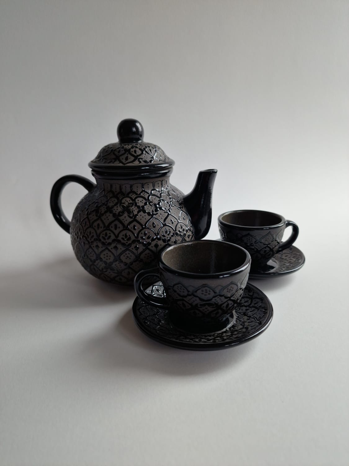 Obsidian Black | Tea Set