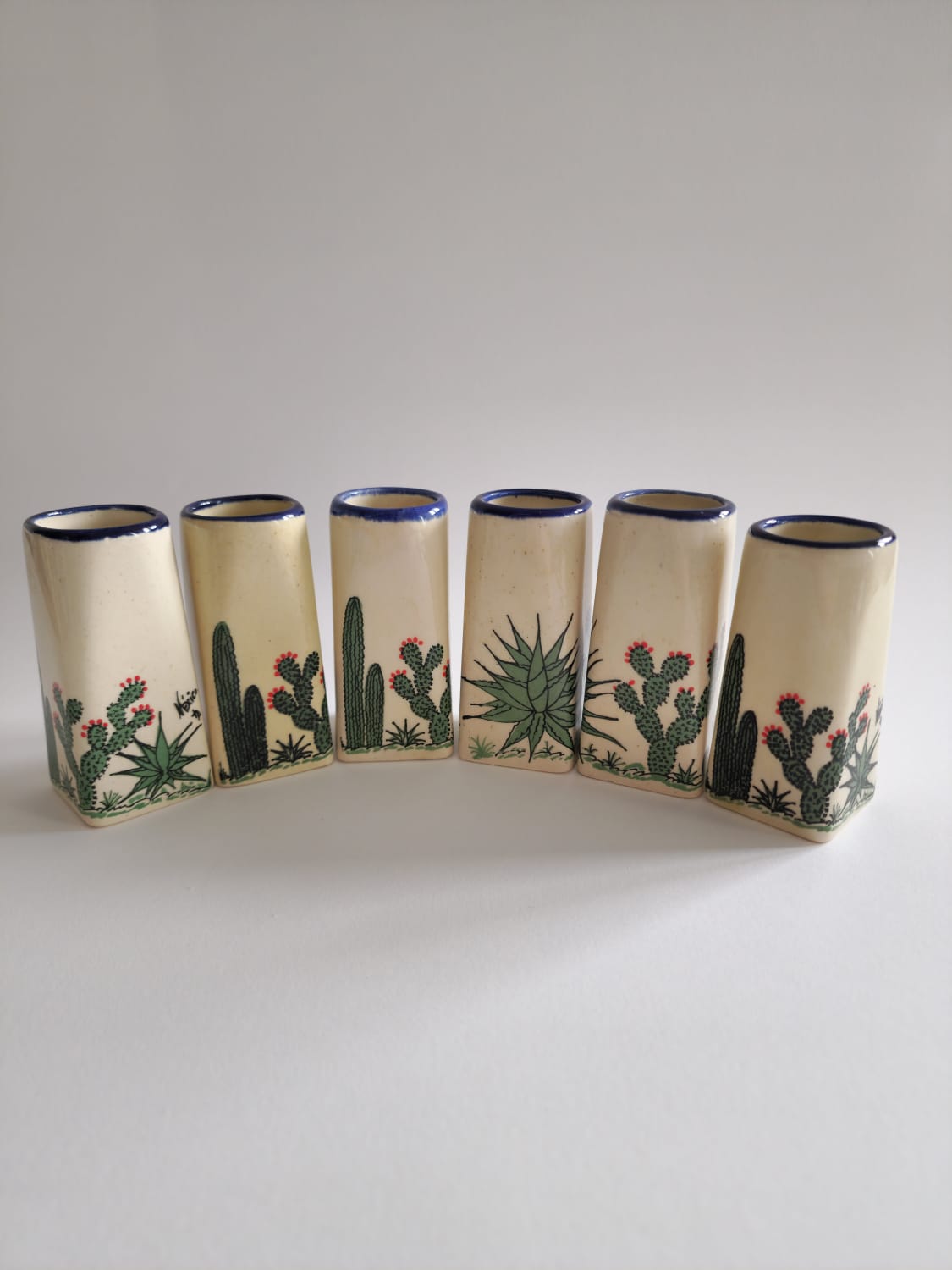 Cactus | Tequila Shot Glasses (Blue)