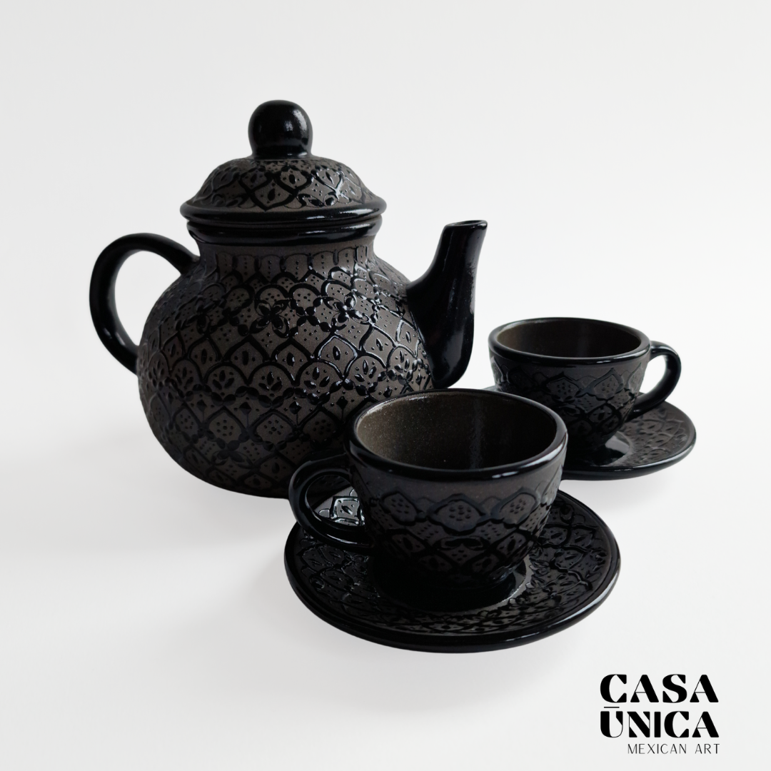 Obsidian Black | Tea Set
