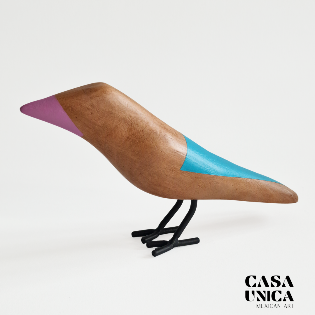 Wooden Bird | Blue