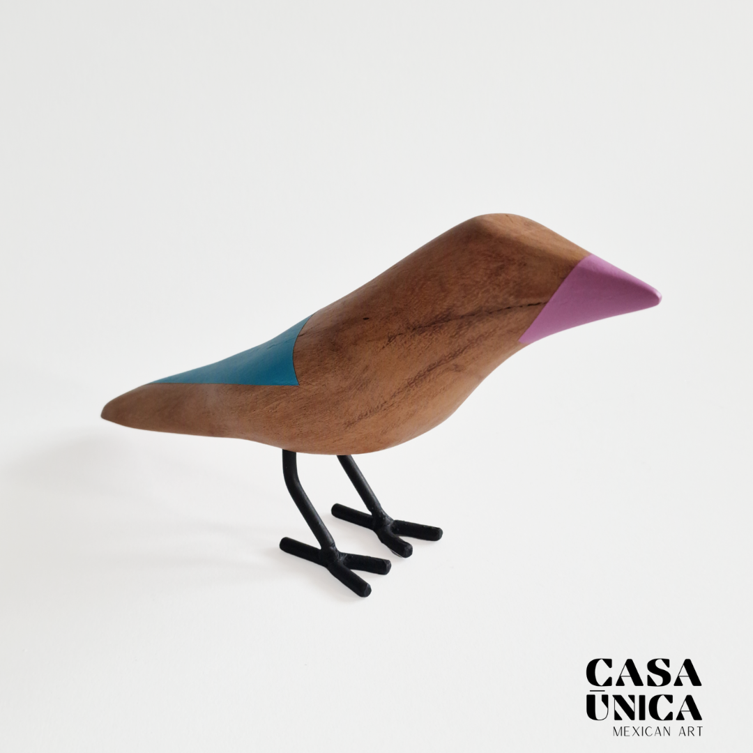 Wooden Bird | Blue