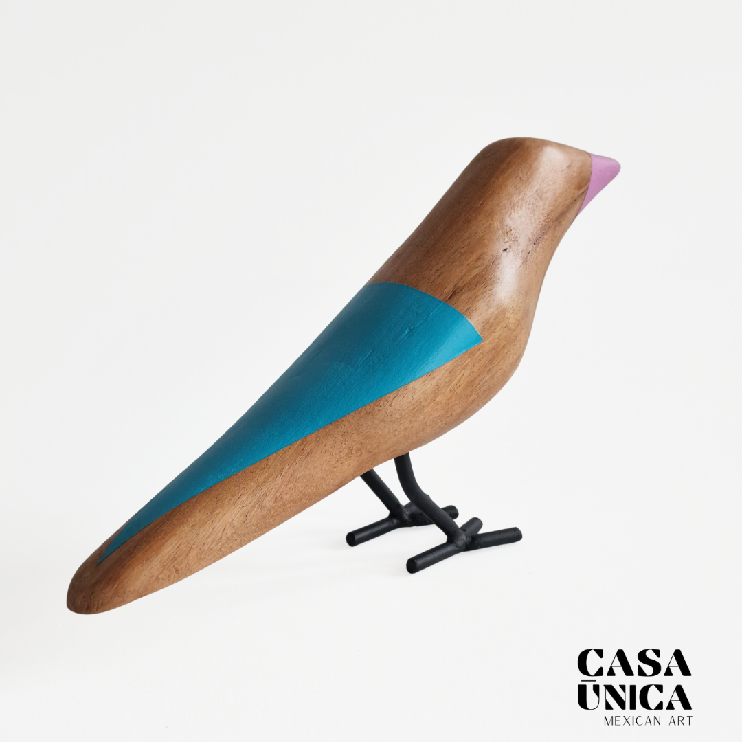Wooden Bird | Blue