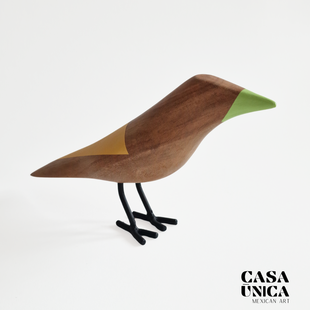 Wooden Bird | Yellow