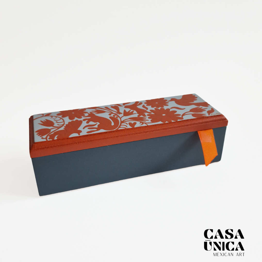 Tenango Pencil Case | Orange