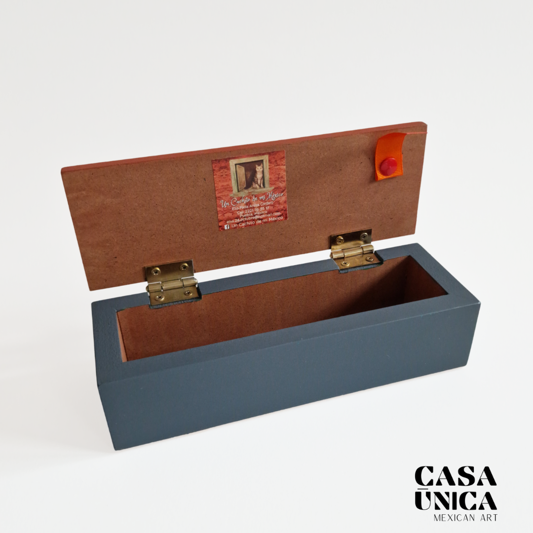Tenango Pencil Case | Orange