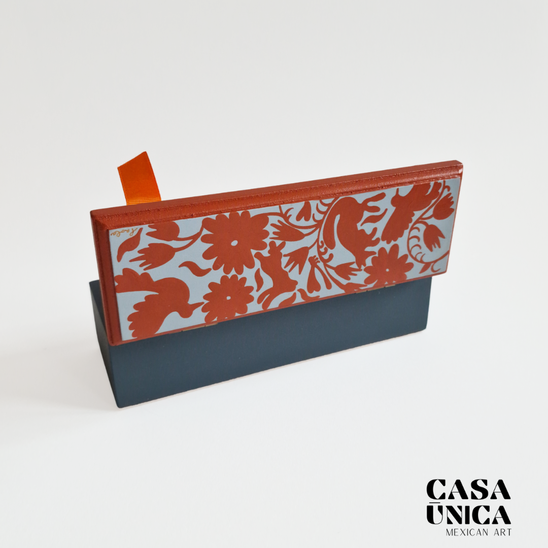 Tenango Pencil Case | Orange