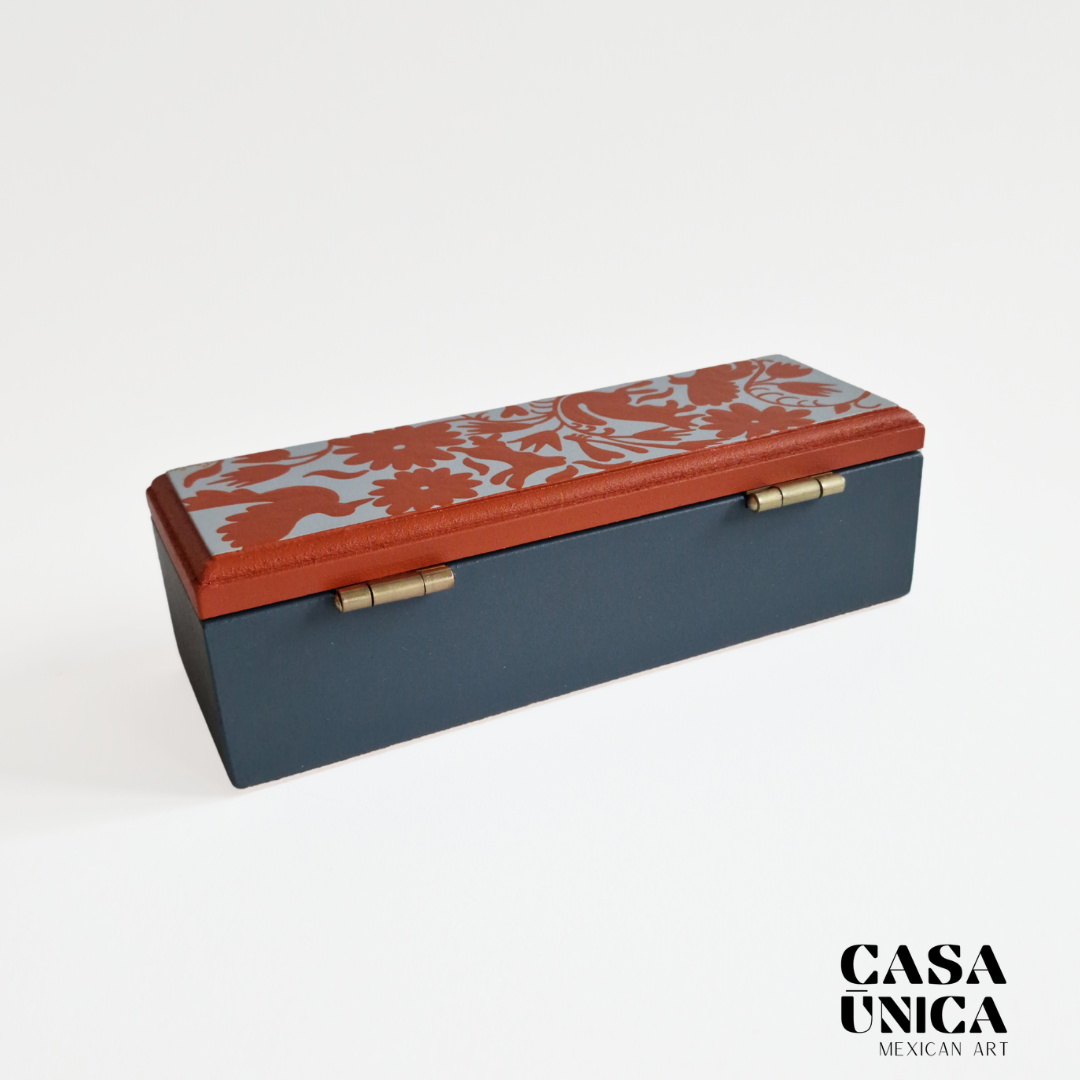 Tenango Pencil Case | Orange
