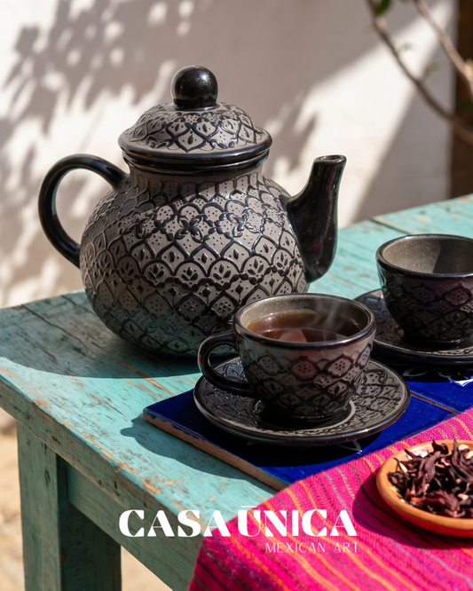 Obsidian Black | Tea Set