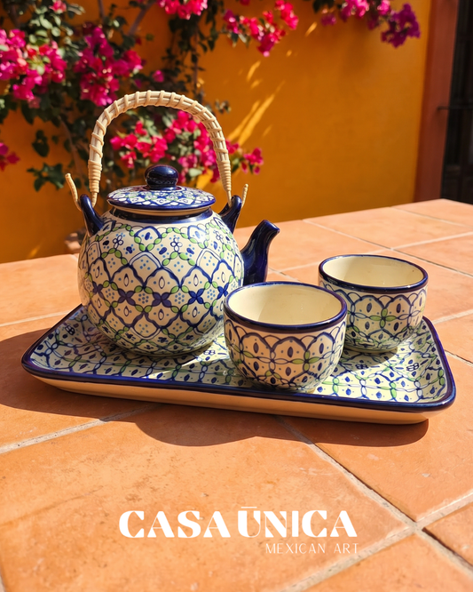 White & Green | Tea Set