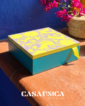 Tenango Wooden Box | Green