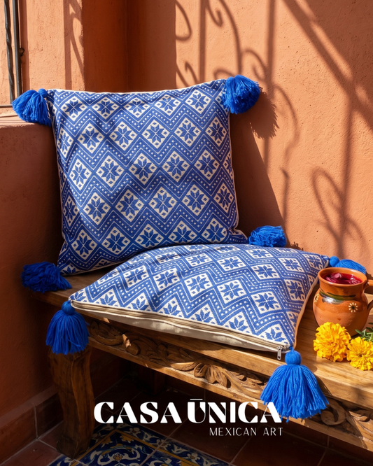 Otomi Pillowcases | Blue Stars