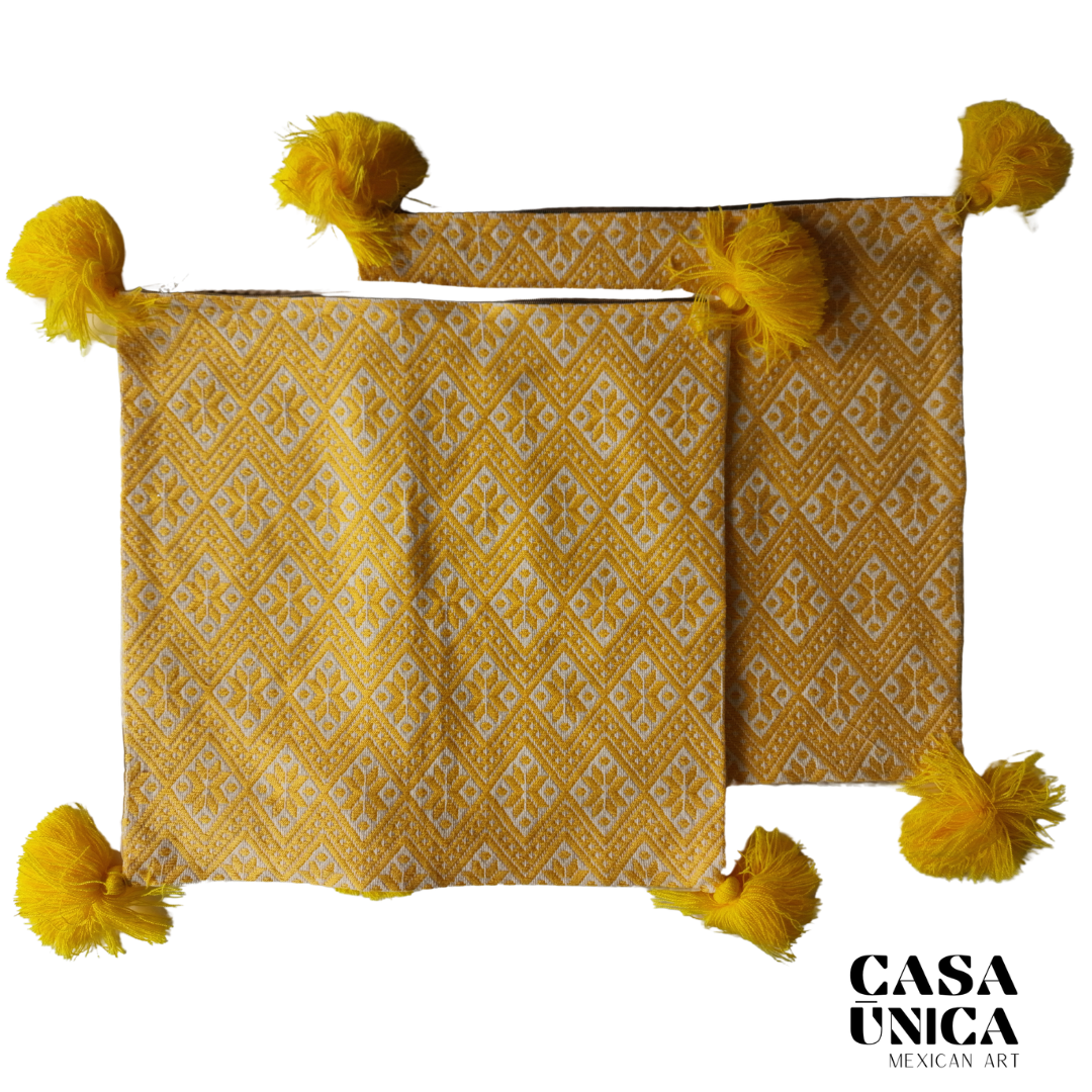 Otomi Pillowcases | Yellow Stars