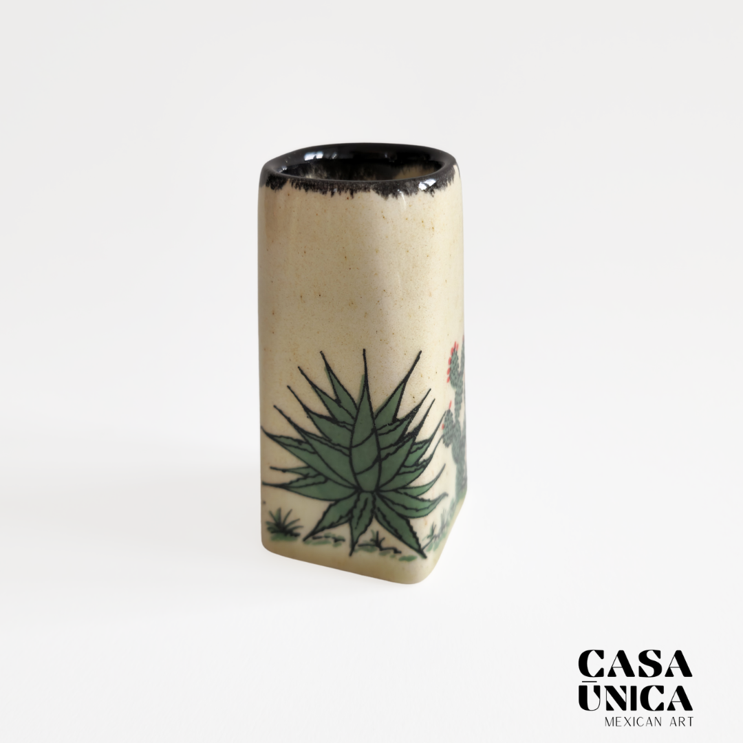 Cactus | Tequila Shot Glasses (Black)
