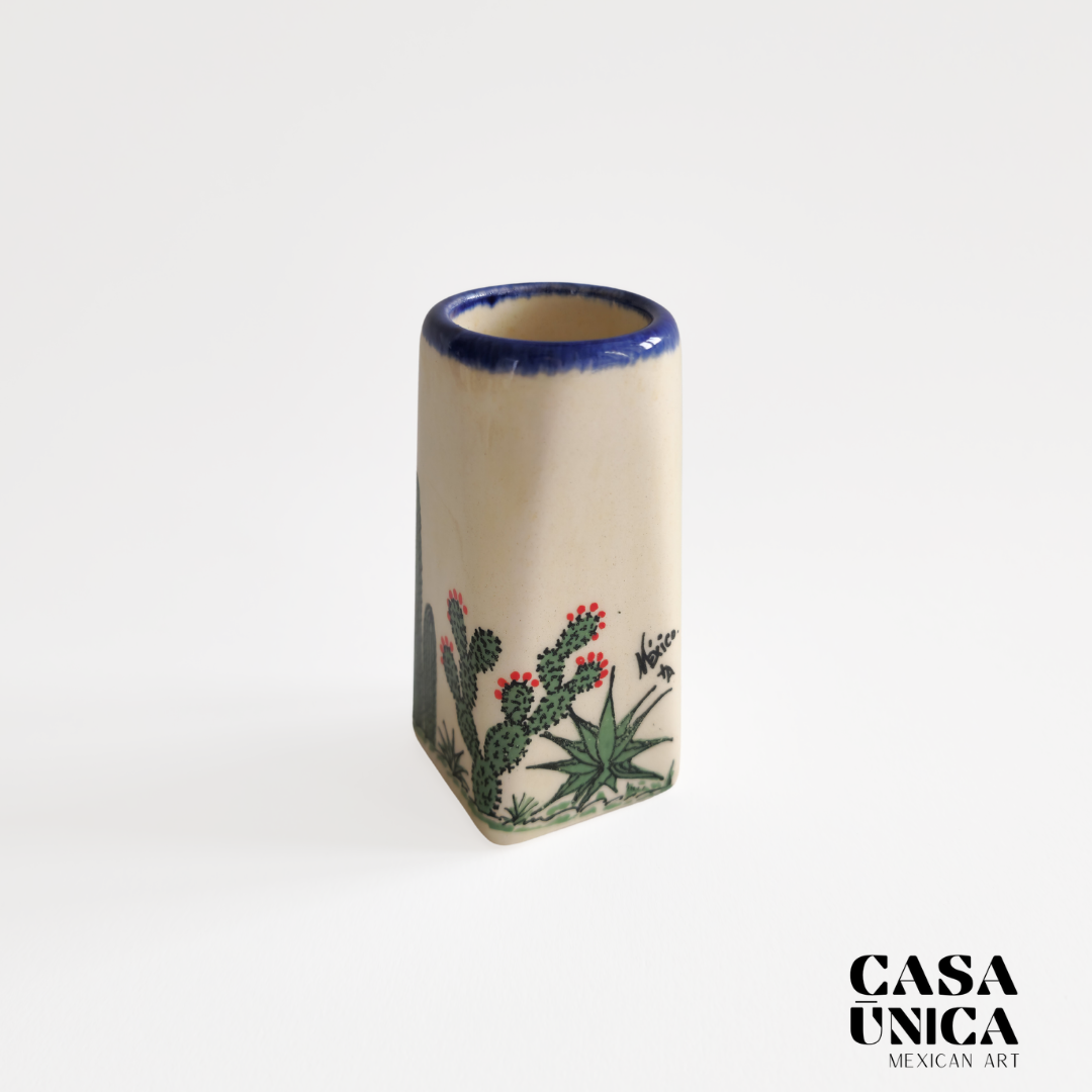 Cactus | Tequila Shot Glasses (Blue)