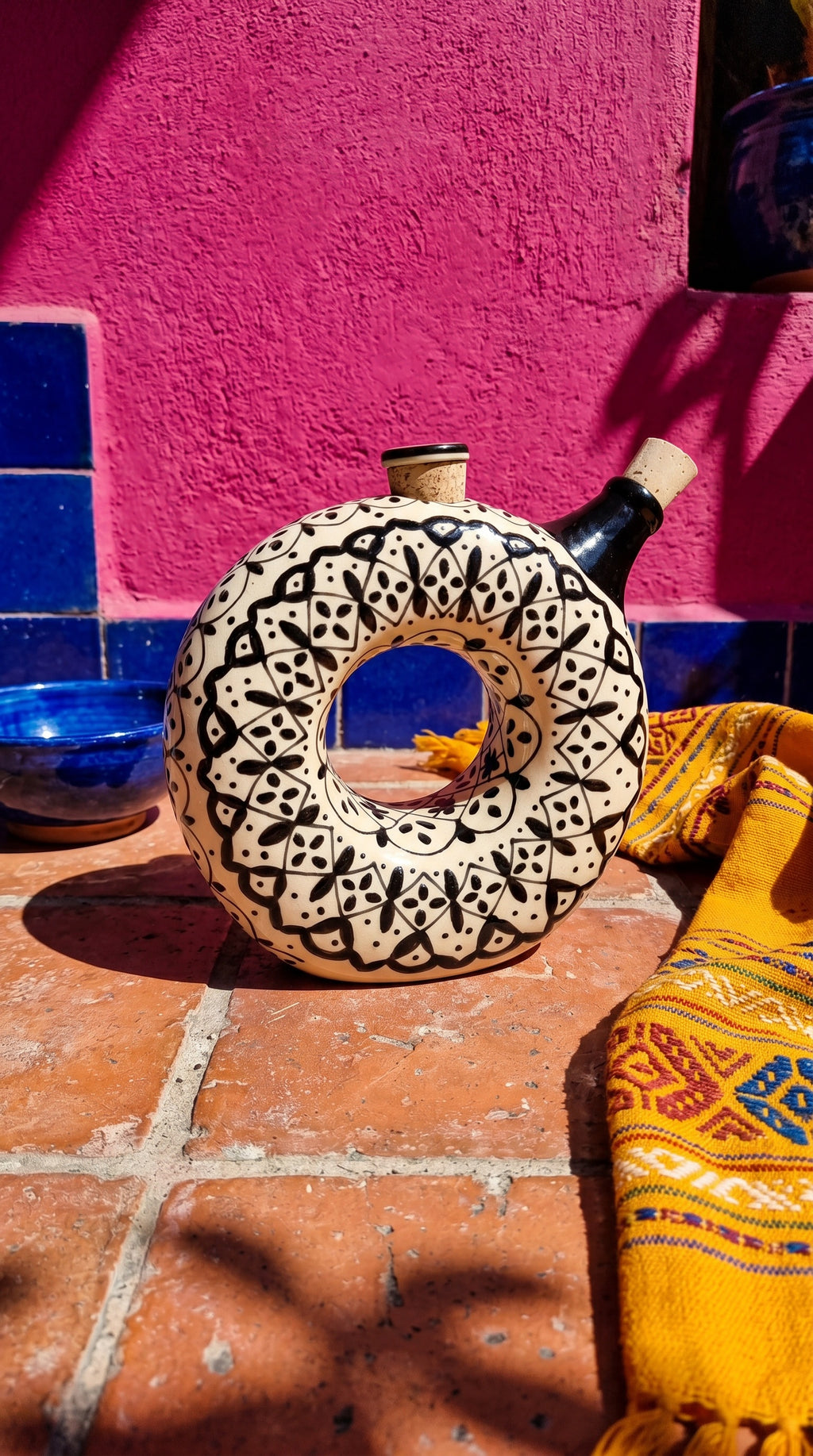 Beige & Black | Sun Decanter Set