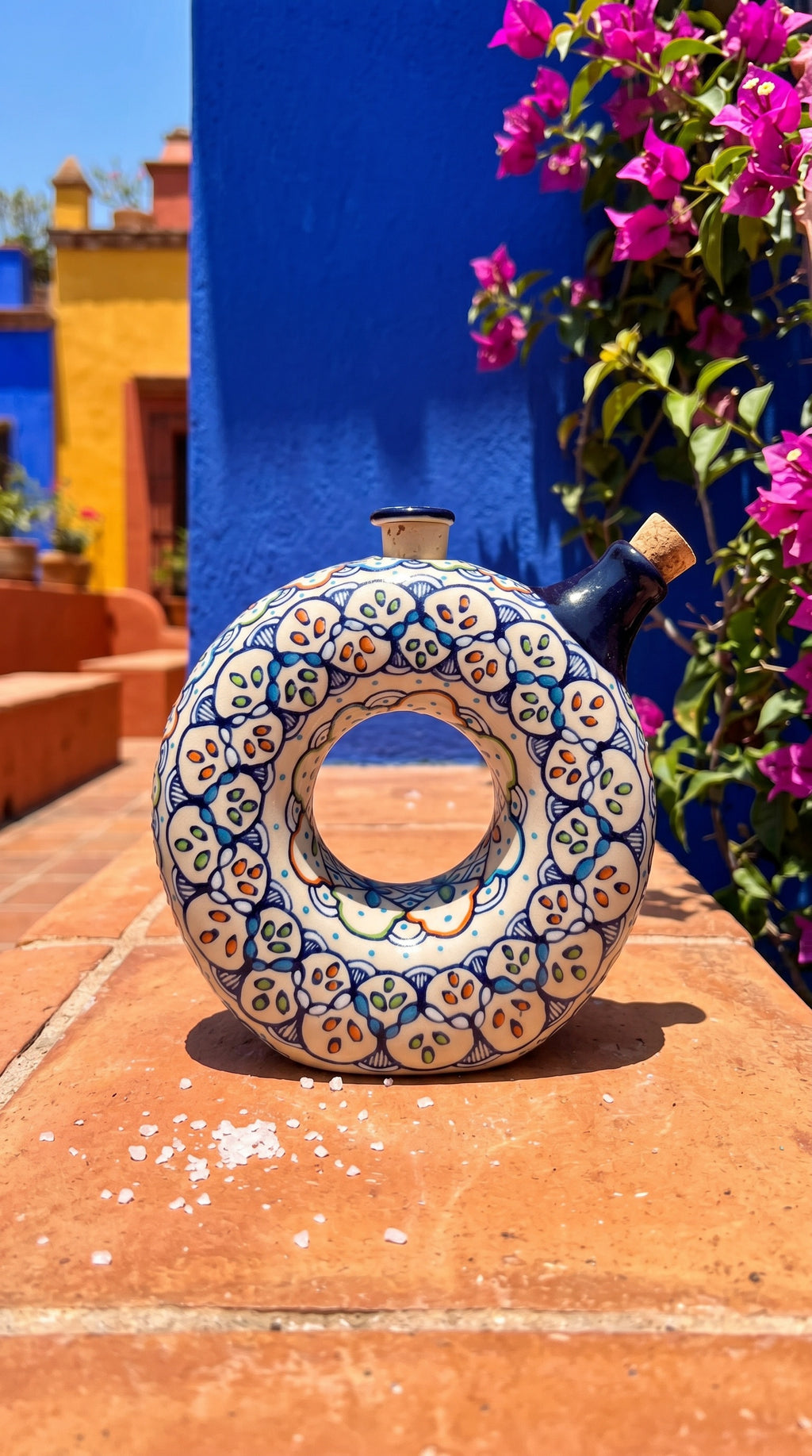 White, Orange & Blue | Sun Decanter Set
