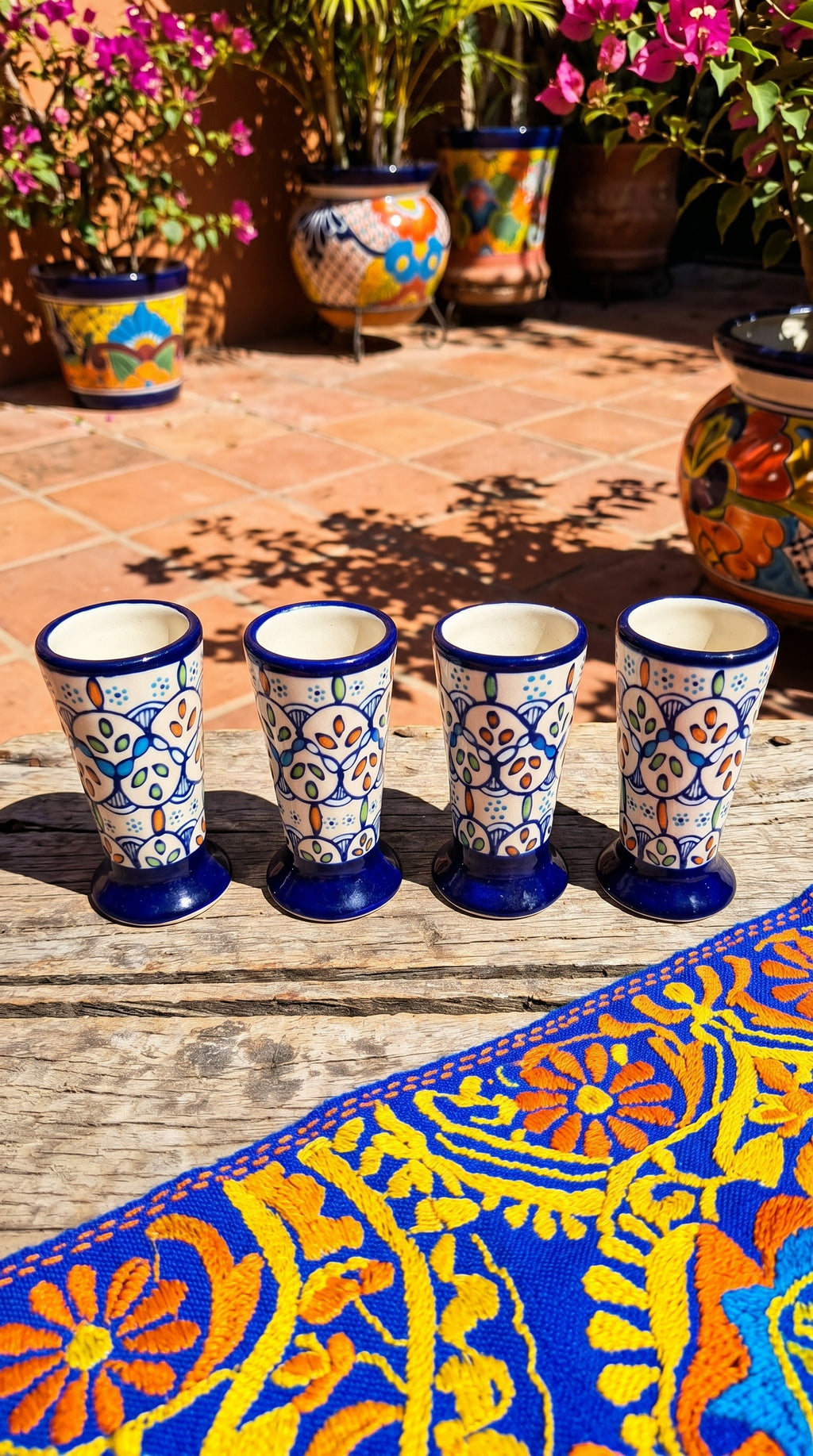 White, Orange & Blue | Sun Decanter Set