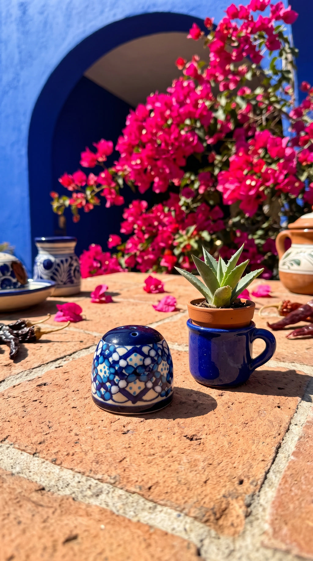 Talavera Blue | Rain Decanter Set