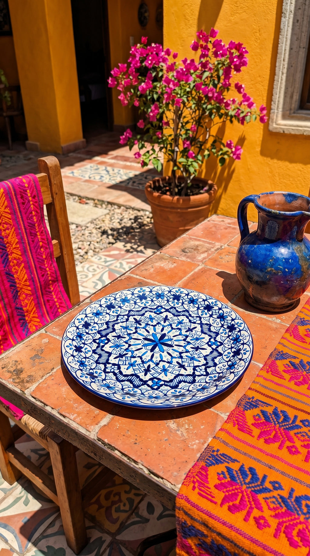 Talavera Blue | Rain Decanter Set