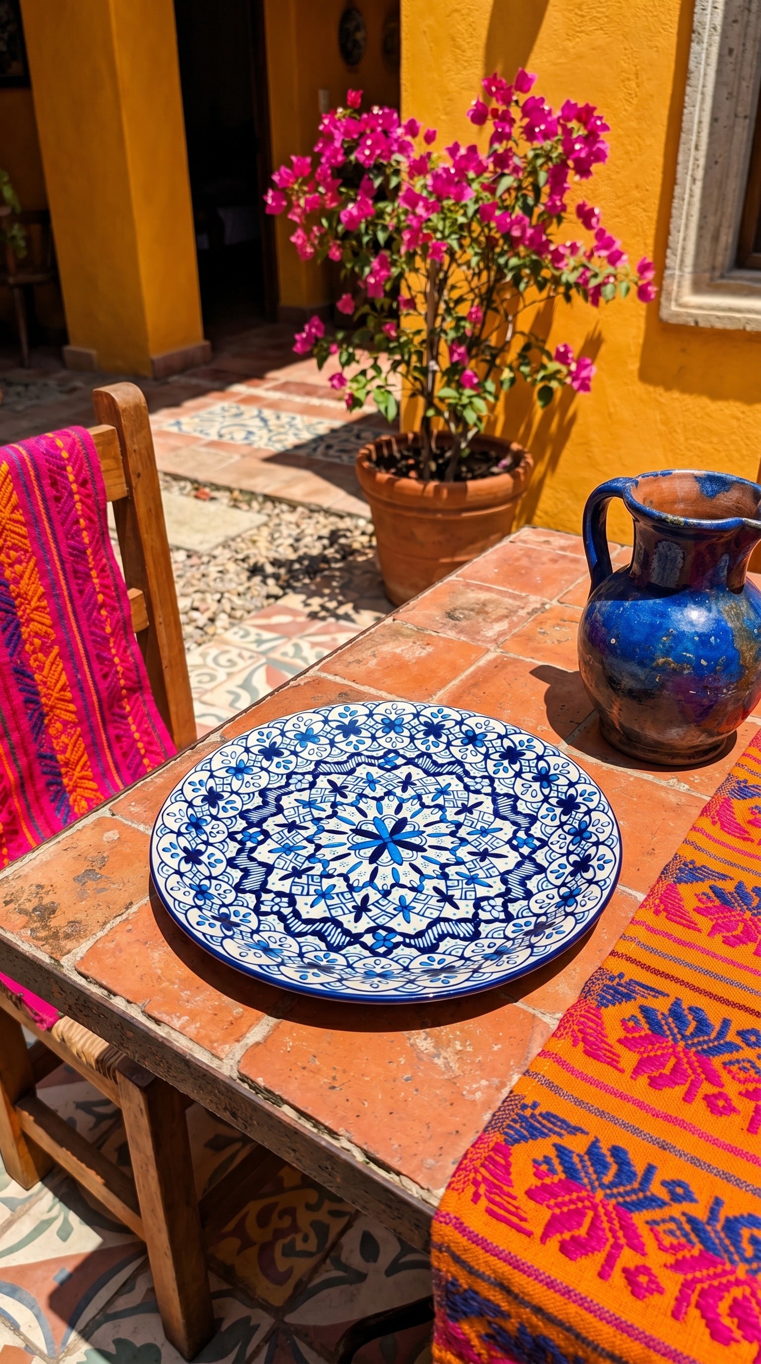 Talavera Blue | Rain Decanter Set