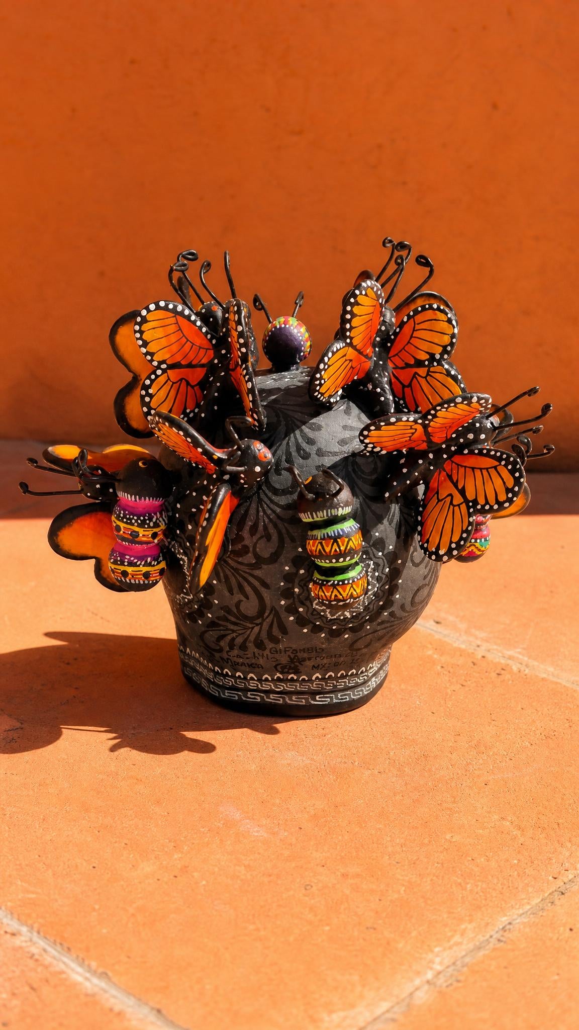 Día de Muertos Skull | Obsidian Black