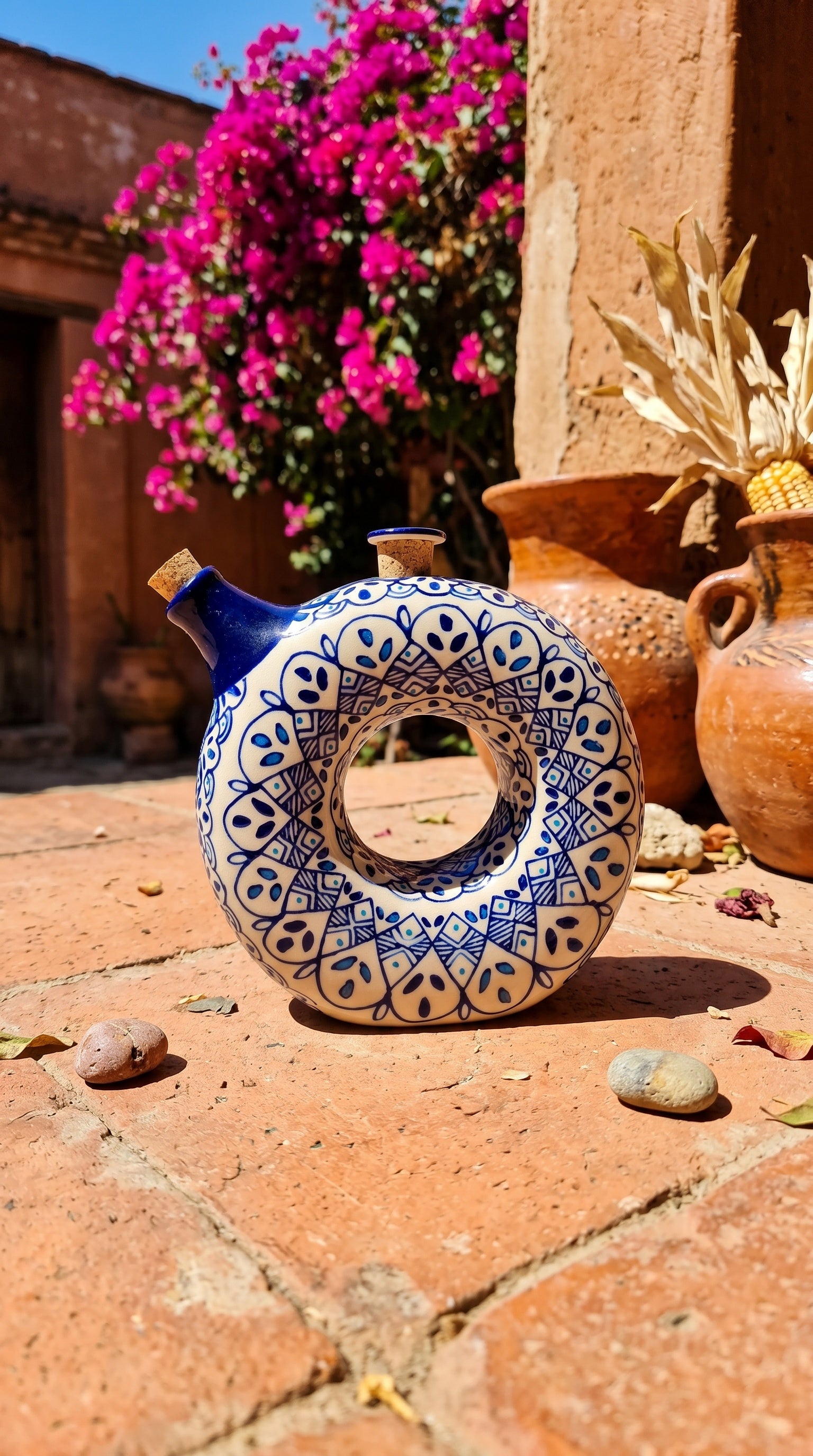 Talavera Blue | Sun Decanter Set