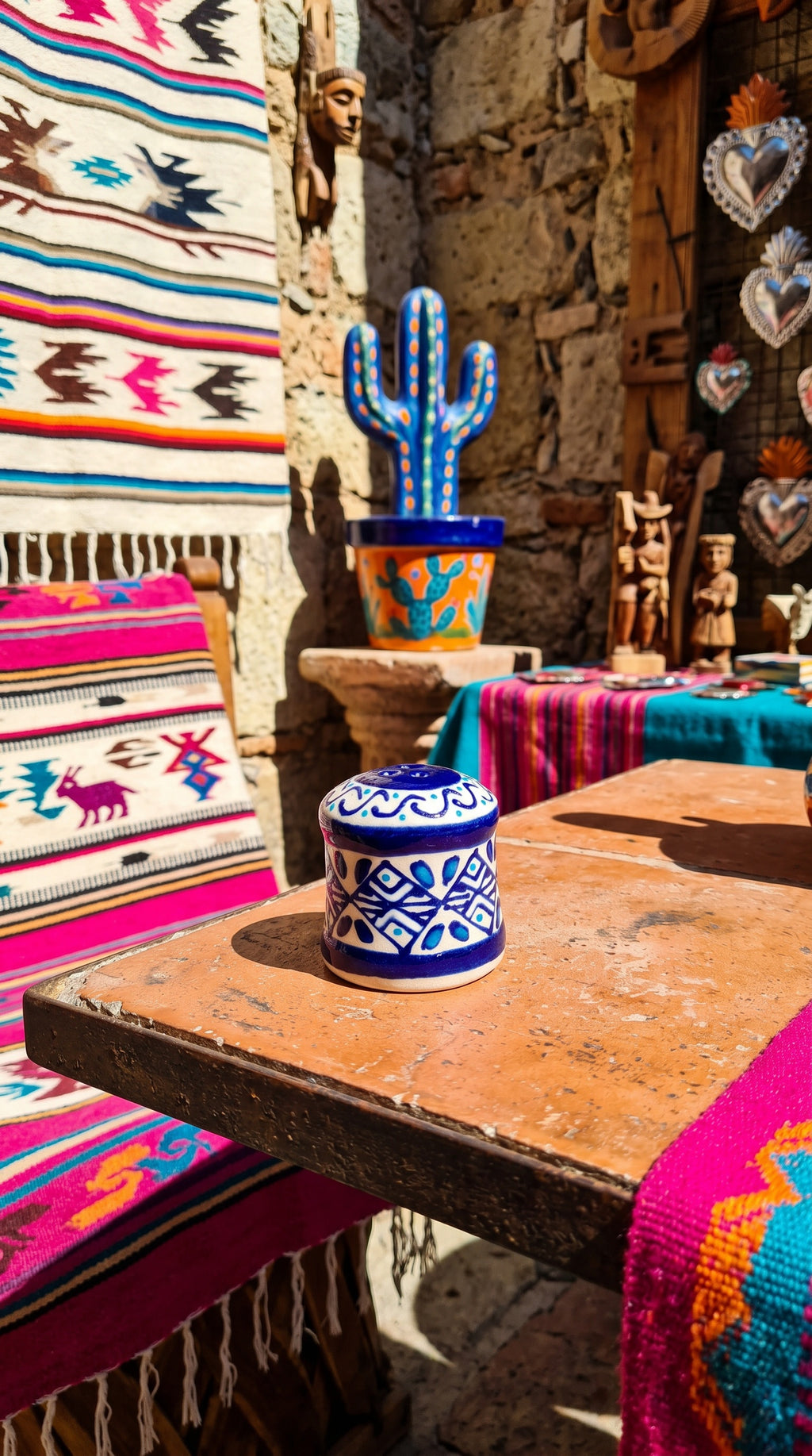 Talavera Blue | Sun Decanter Set
