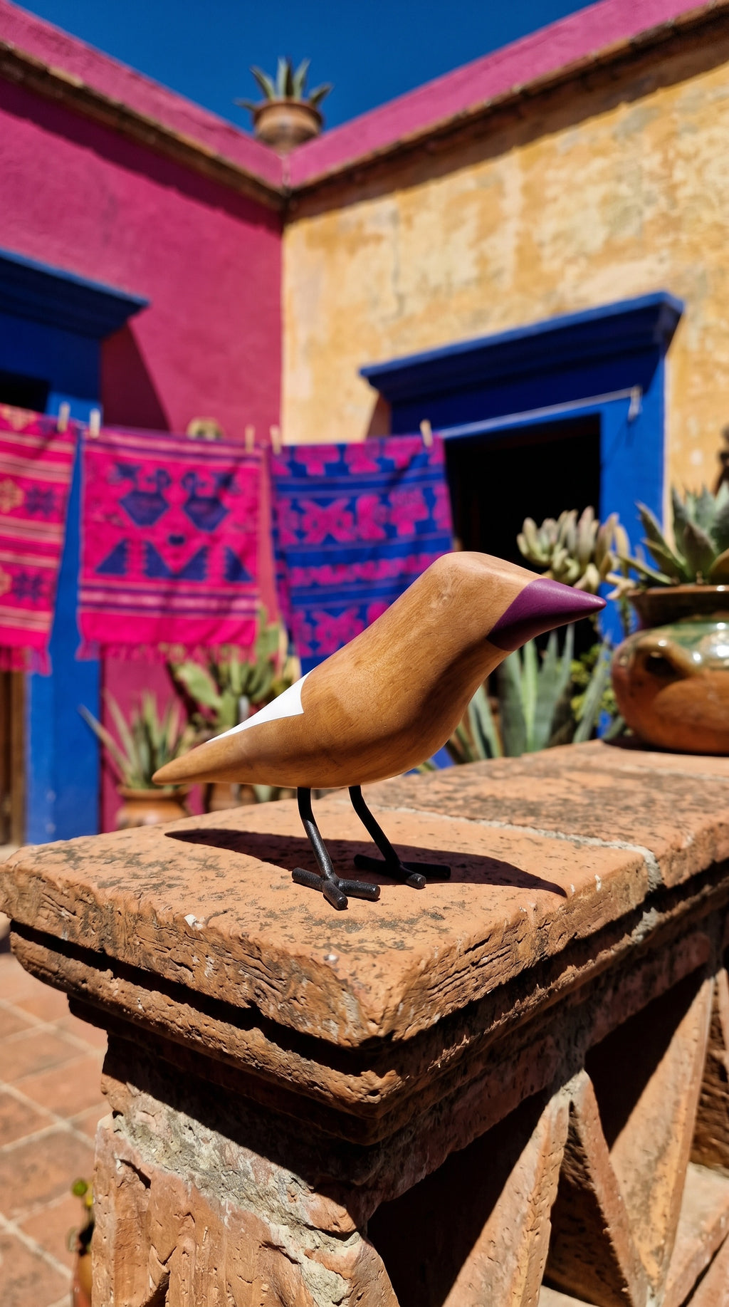 Wooden Bird | White