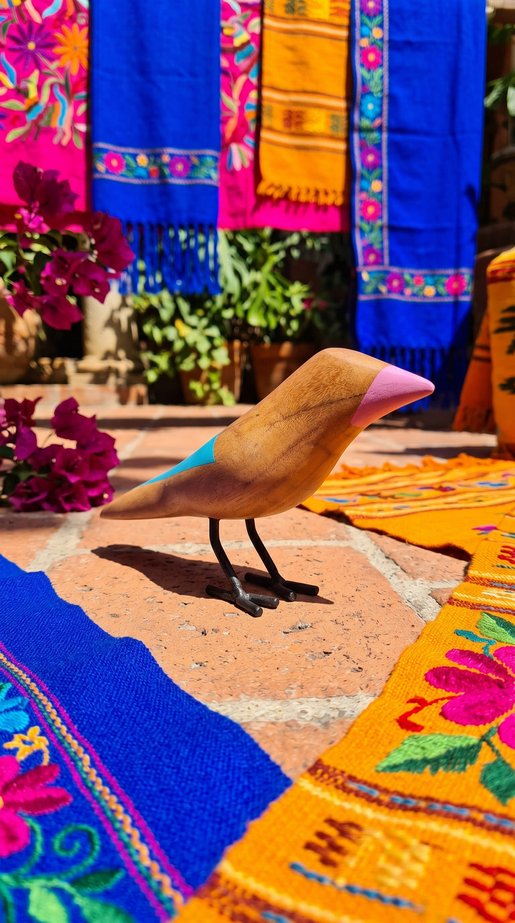 Wooden Bird | Blue