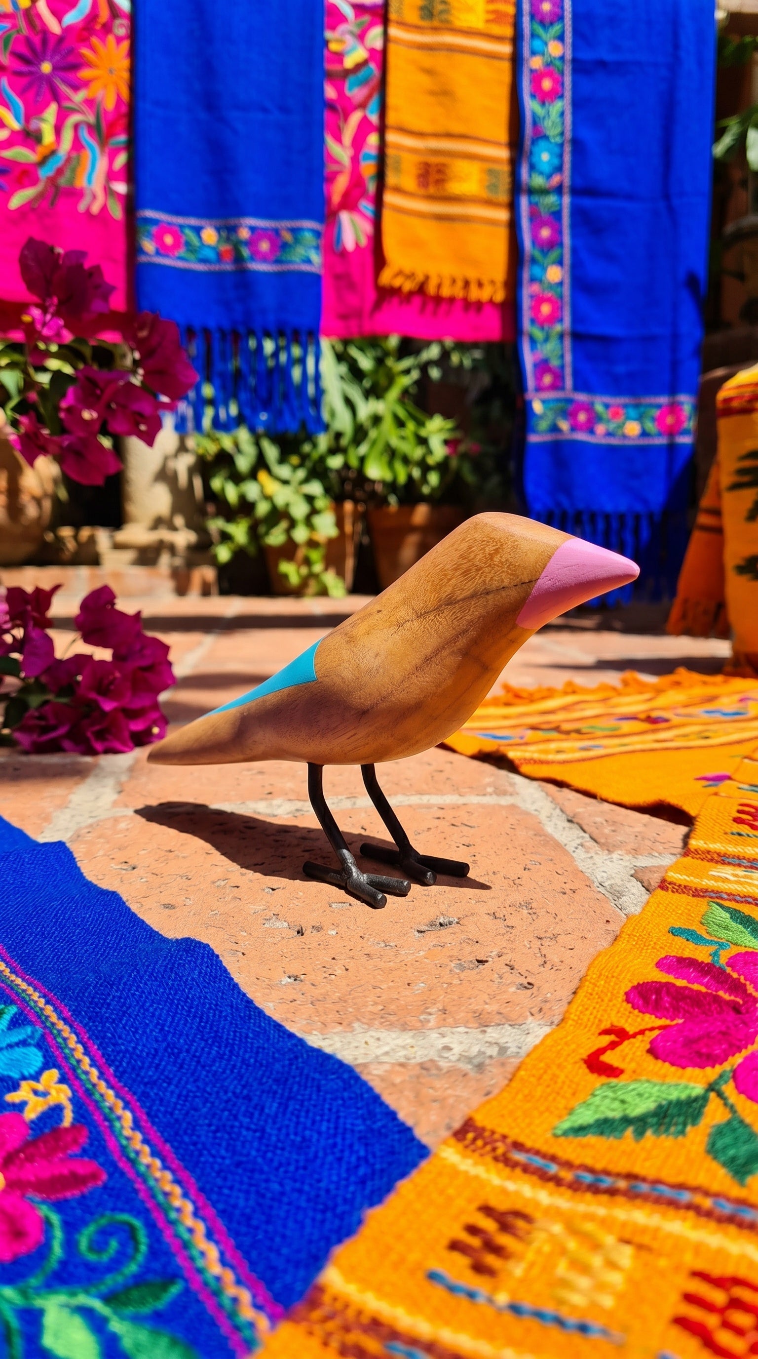 Wooden Bird | Blue