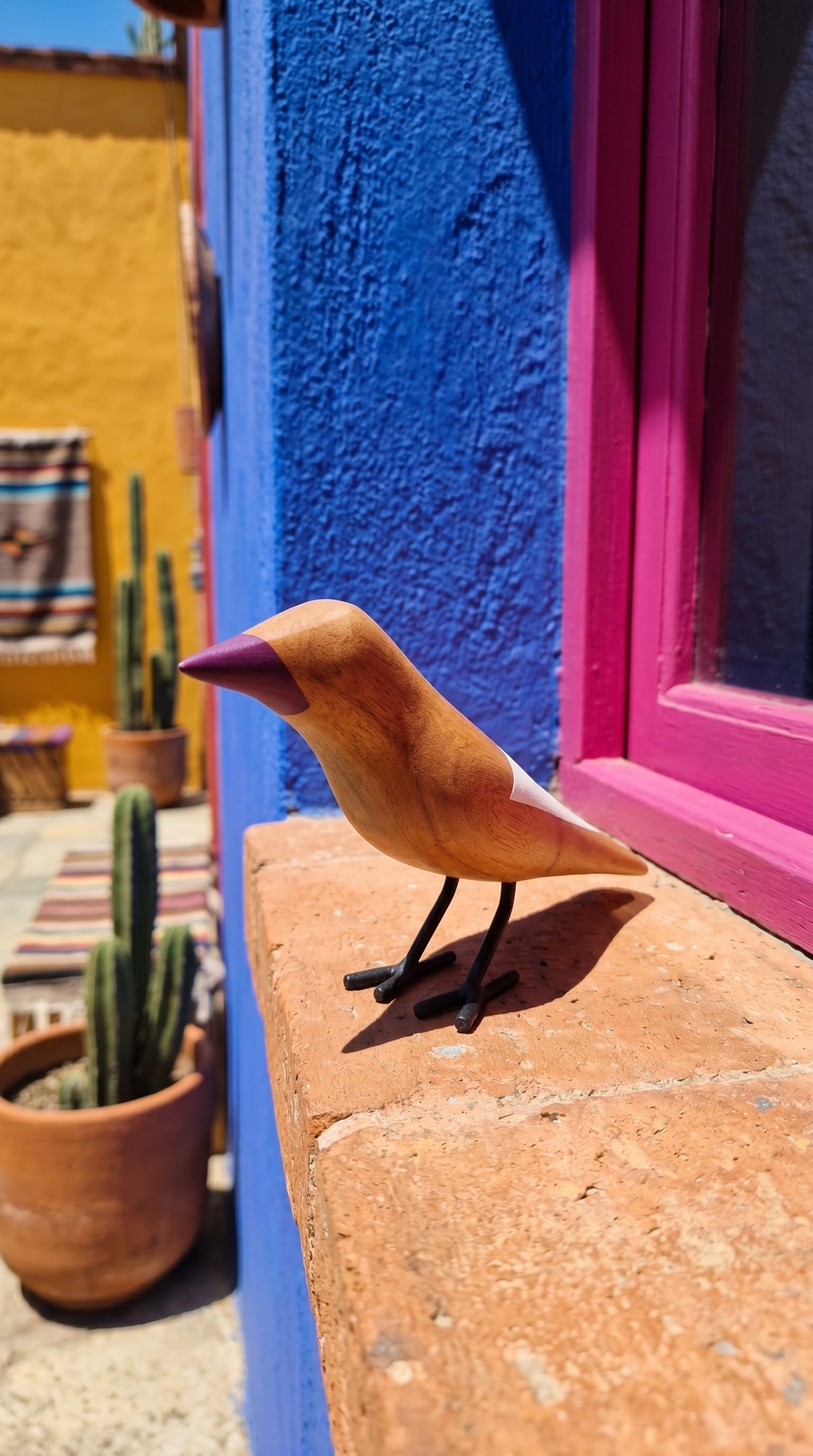 Wooden Bird | White